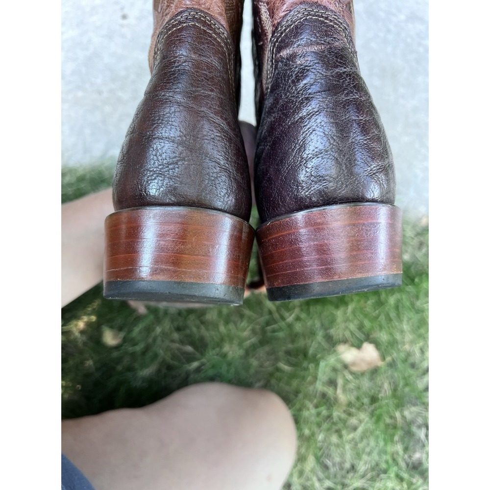 Lucchese CY7071 Men's Size 8 EE Exotic Caiman Crocodile Western Cowboy Boots - Picture 10 of 10